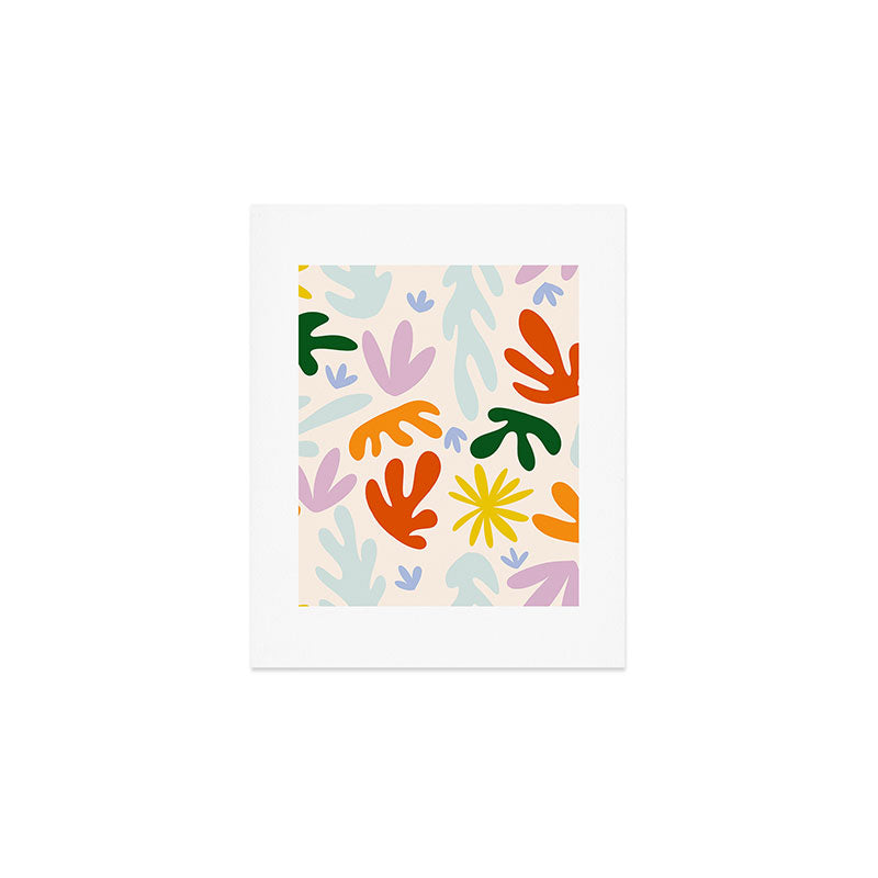 Rainbow Matisse Pattern Art Print Gallery Image 1