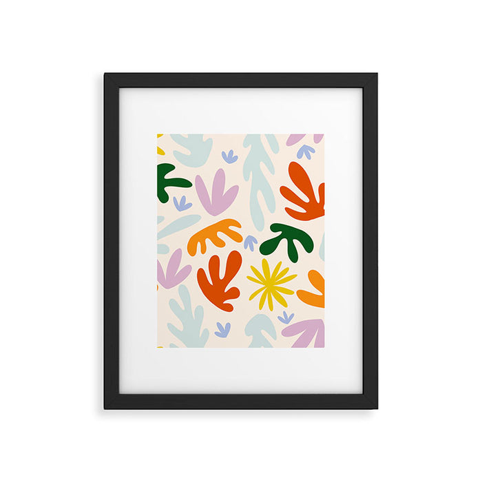 Rainbow Matisse Pattern Framed Art Print Gallery Image 1