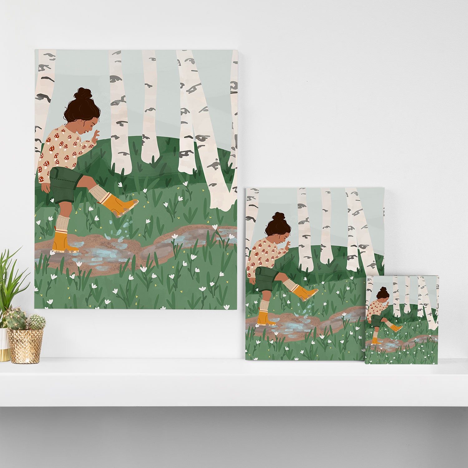 Rainy Day  Canvas Print Gallery Image 3