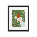 Reading in a Meadow  Framed Art Print Gallery Image 6