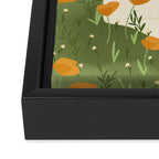 Reading in the Poppies  Framed Canvas Print Gallery Image 3