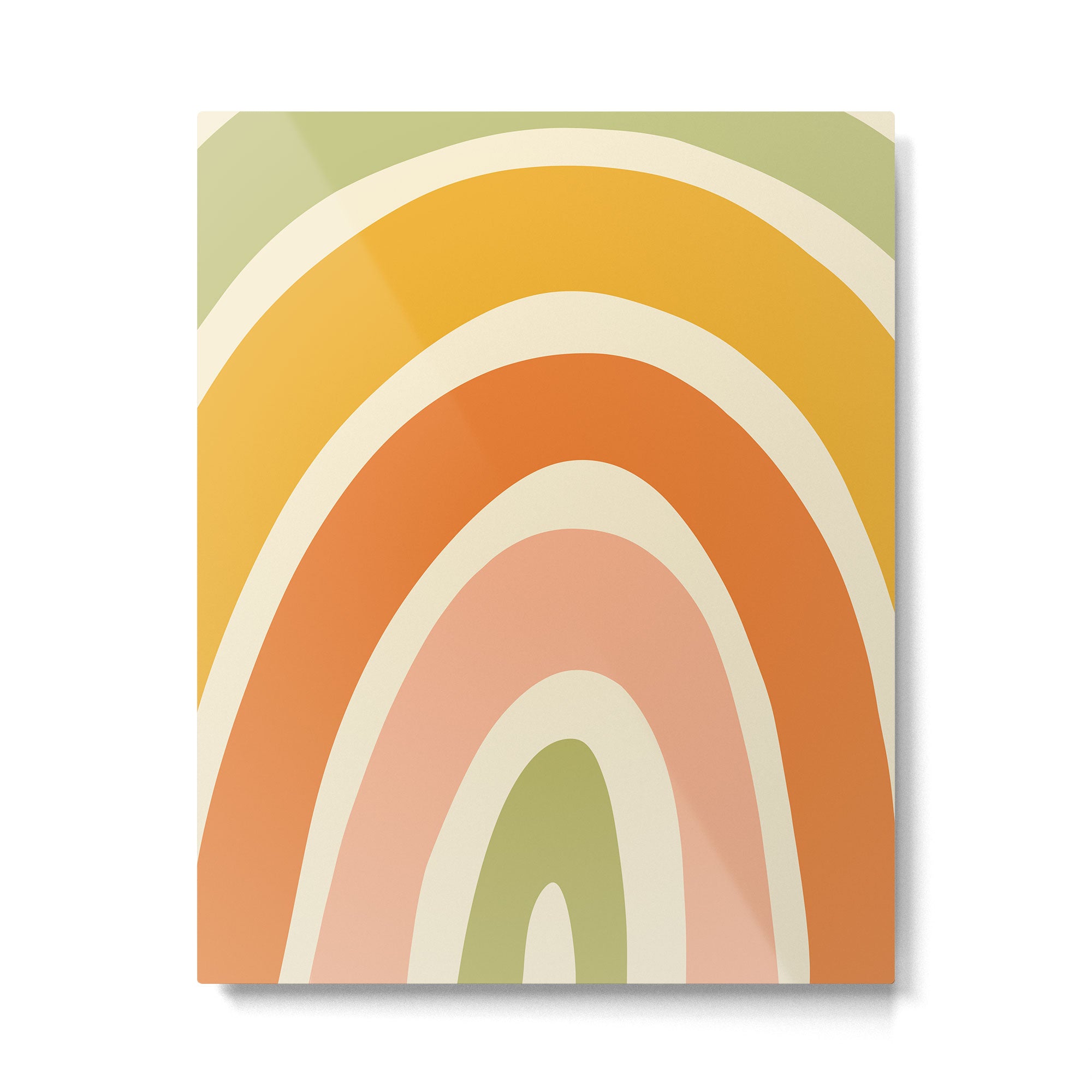 Retro Rainbow Metal Print Gallery Image 6