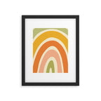 Retro Rainbow Framed Art Print Gallery Image 6