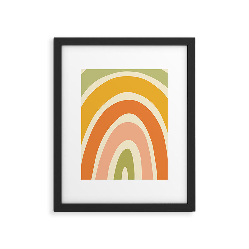 Retro Rainbow Framed Art Print Gallery Image 6