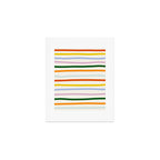 Retro Rainbow Stripe Art Print Gallery Image 1