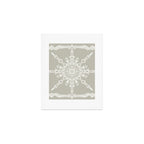 Scandinavian Snowflake no. 1 Art Print Gallery Image 1