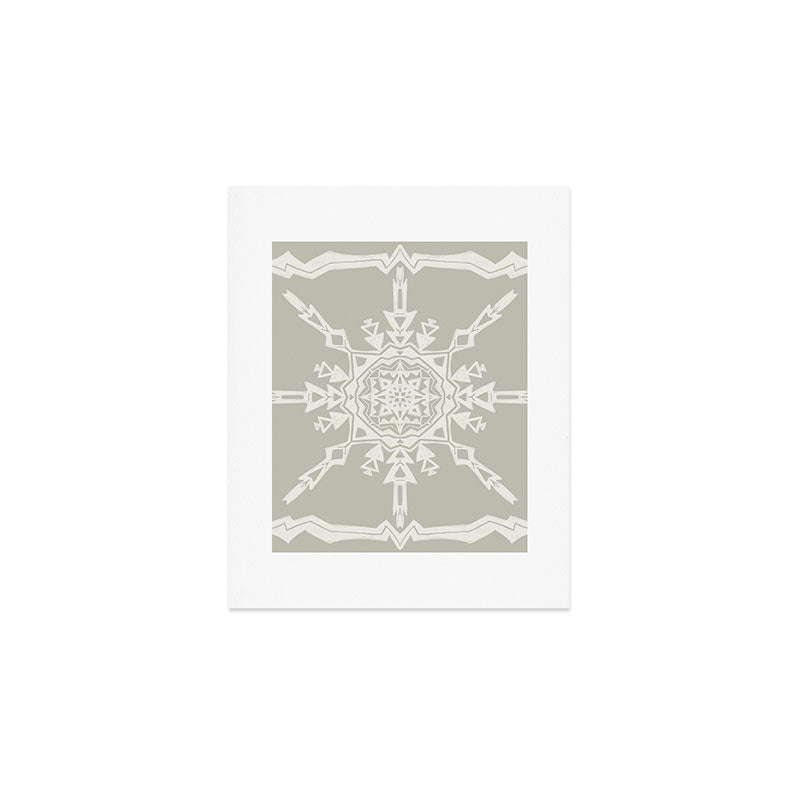 Scandinavian Snowflake no. 1 Art Print Gallery Image 1