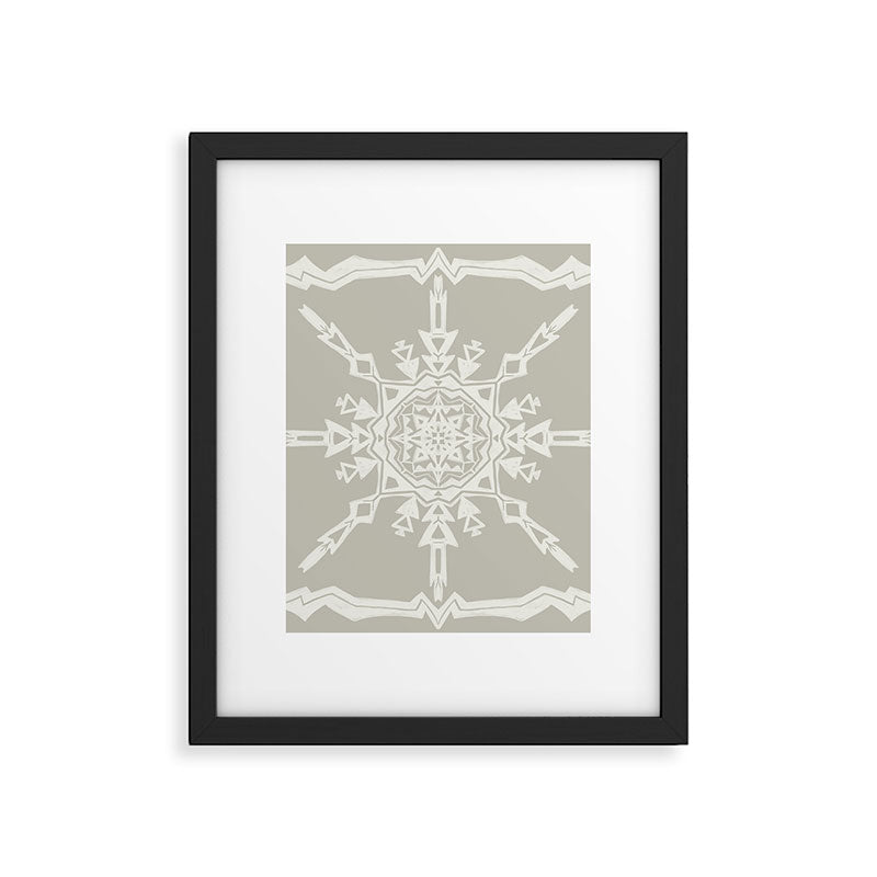 Scandinavian Snowflake no. 1 Framed Art Print Gallery Image 6