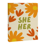 She/Her Pronouns Canvas Print Gallery Image 8