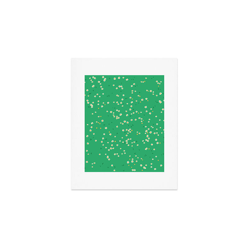 Spring Wildflower Meadow Art Print Gallery Image 1