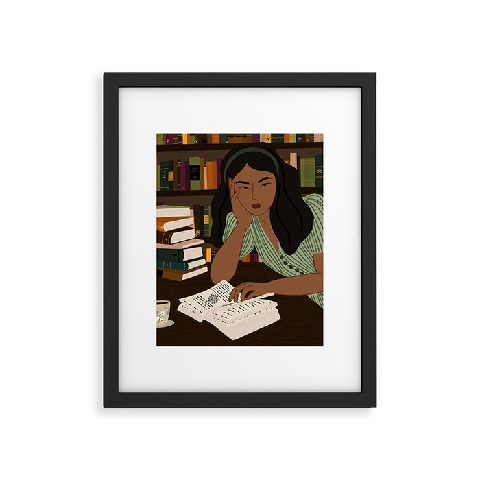 Studying Spells Framed Art Print Gallery Image 1