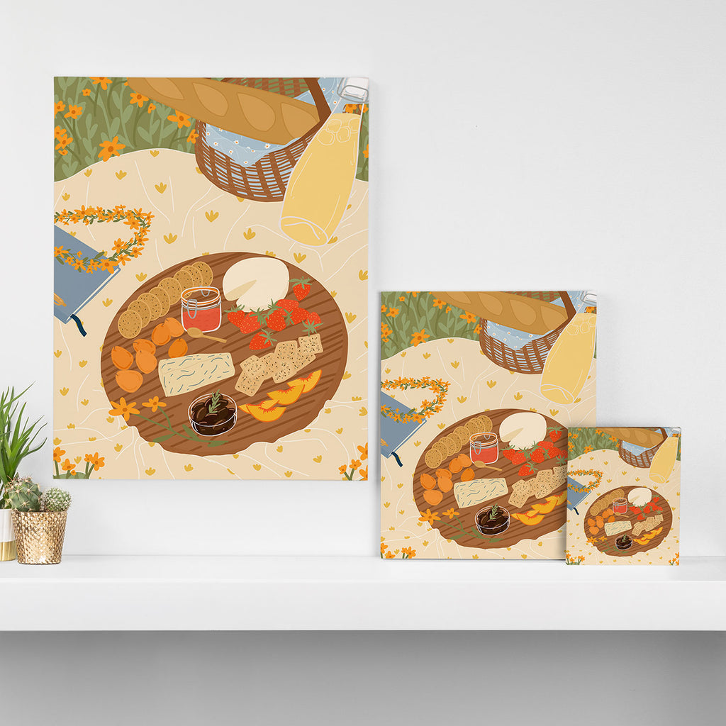 Summer Picnic  Canvas Print Gallery Image 3