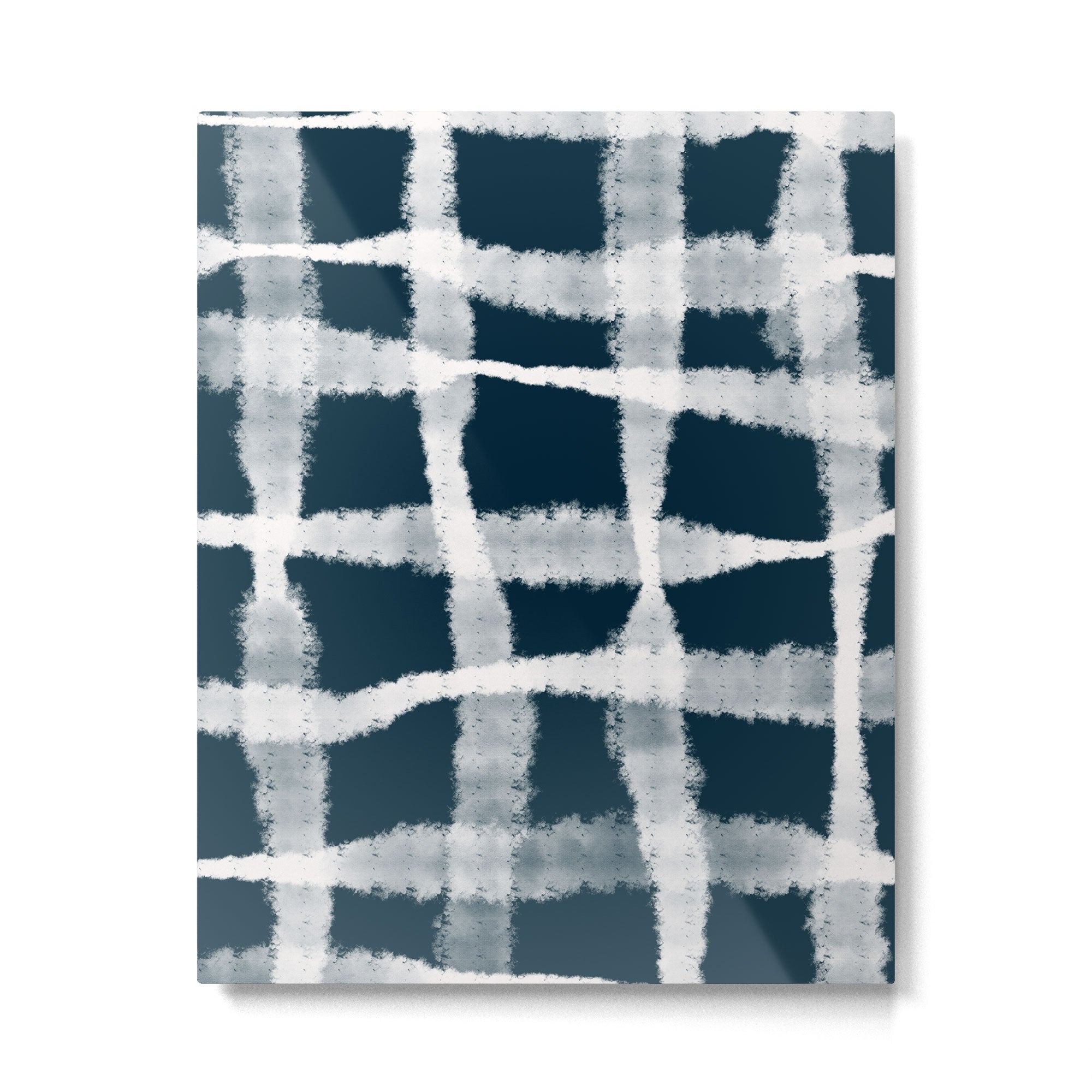 Tie Dye no. 1 in Indigo  Metal Print Gallery Image 6