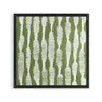 Tie Dye no. 2 in Green  Framed Canvas Print Gallery Image 3