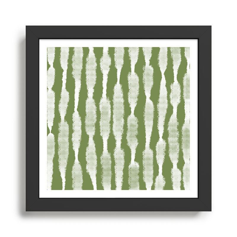 Tie Dye no. 2 in Green  Framed Art Print Gallery Image 1