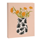 Vase no. 28 with Heliopsis Canvas Print Gallery Image 8