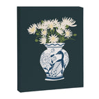 Vase no. 6 with Peacock  Canvas Print Gallery Image 8