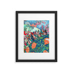 Floral Migrant Quilt Framed Art Print Gallery Image 5