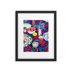 Friendsgiving Floral Tablescape Painting Framed Art Print Gallery Image 4