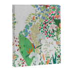 Painterly Floral Jungle on Pink and White Canvas Print Gallery Image 3