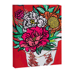 Red Peony Bouquet in Classic Chinese Style Takeout Container San Francisco Pop ArtPainting Canvas Print Gallery Image 6