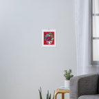 Red Peony Bouquet in Classic Chinese Style Takeout Container San Francisco Pop ArtPainting Art Print Gallery Image 3