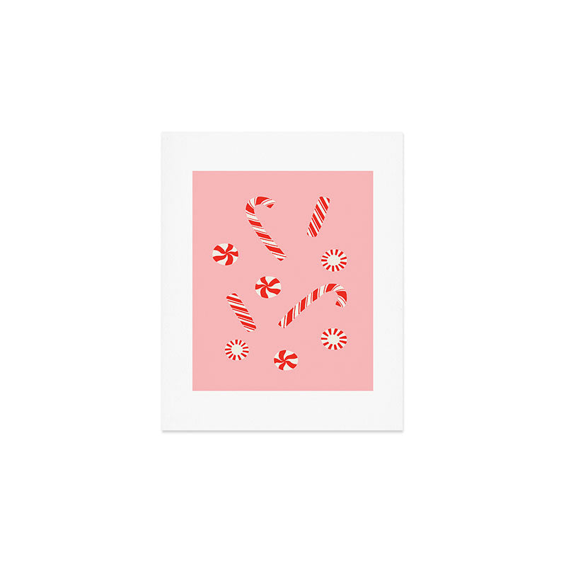 A Peppermint Christmas Art Print Gallery Image 1