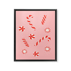 A Peppermint Christmas Framed Canvas Print Gallery Image 6