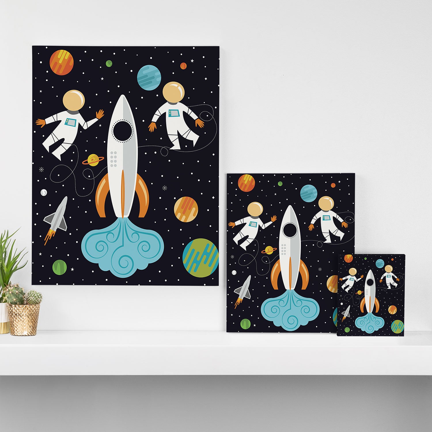 A Walk in Space Canvas Print Gallery Image 3