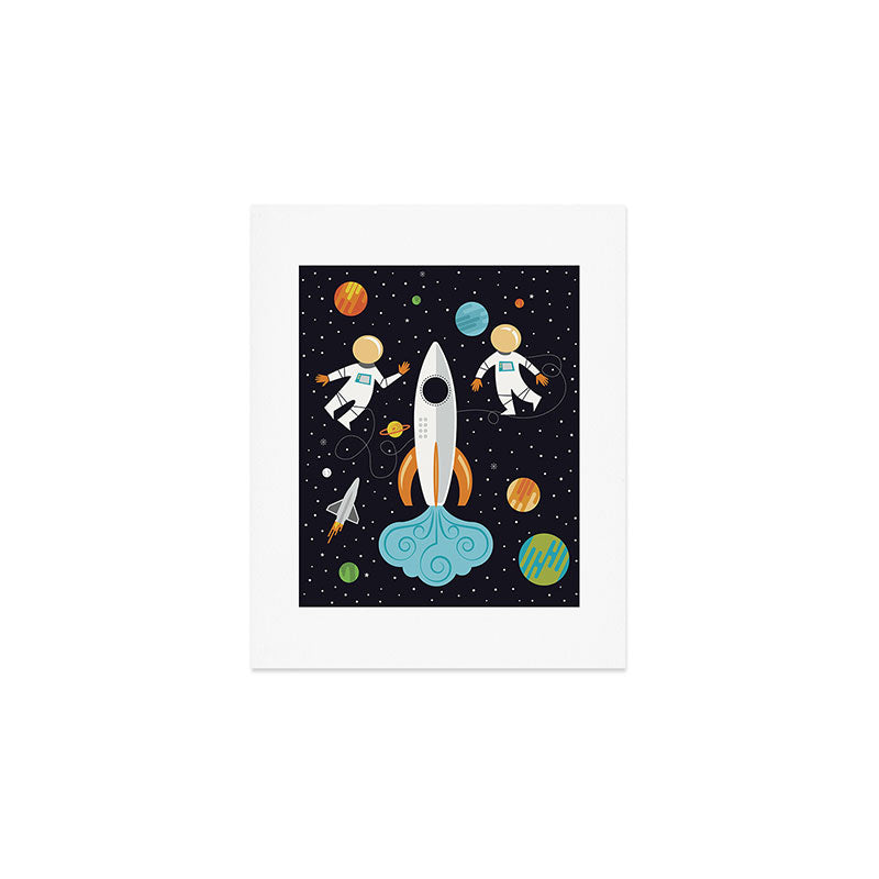 A Walk in Space Art Print Gallery Image 1