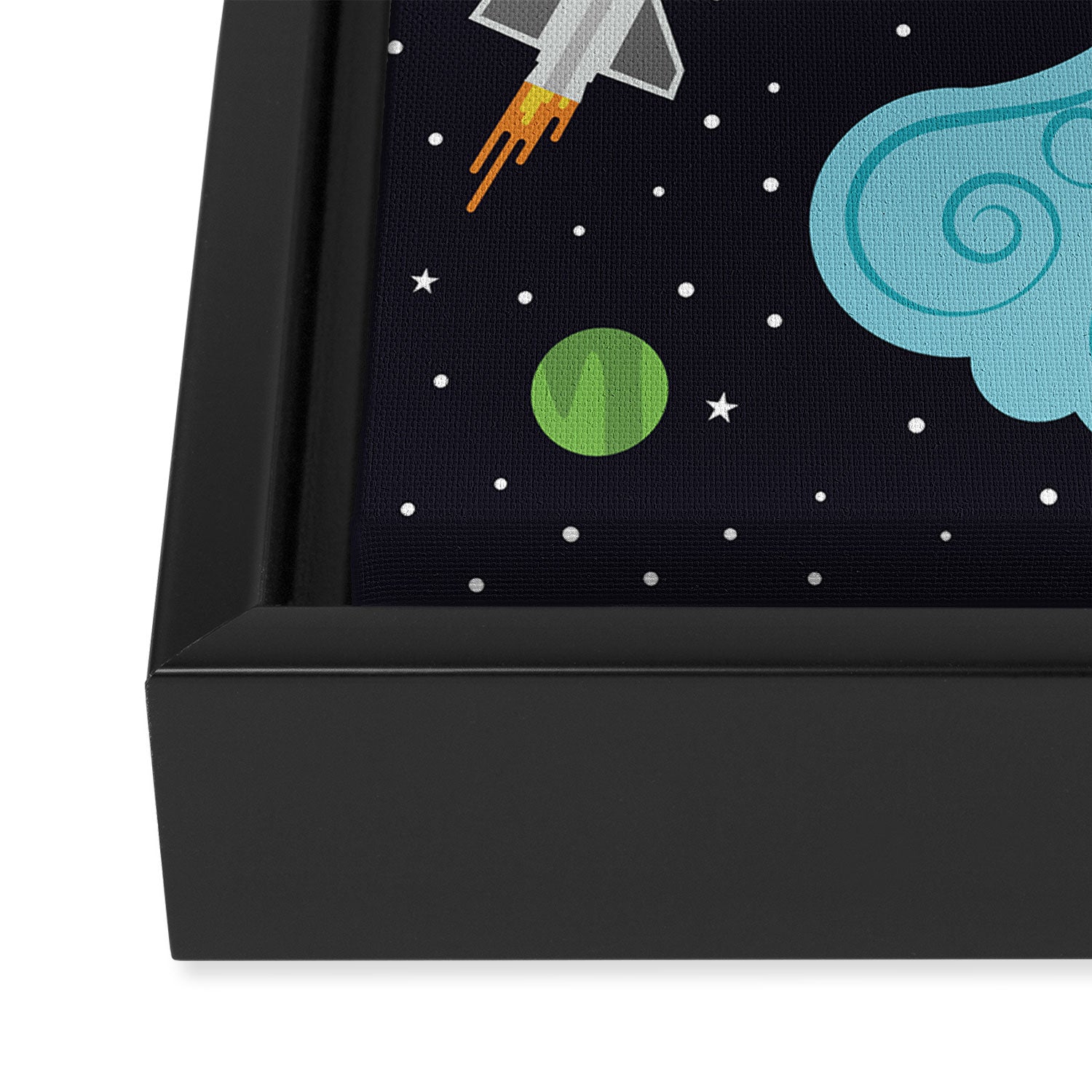 A Walk in Space Framed Canvas Print Gallery Image 3