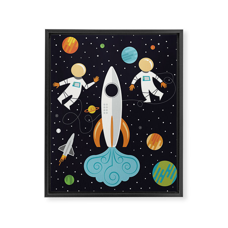 A Walk in Space Framed Canvas Print Gallery Image 6