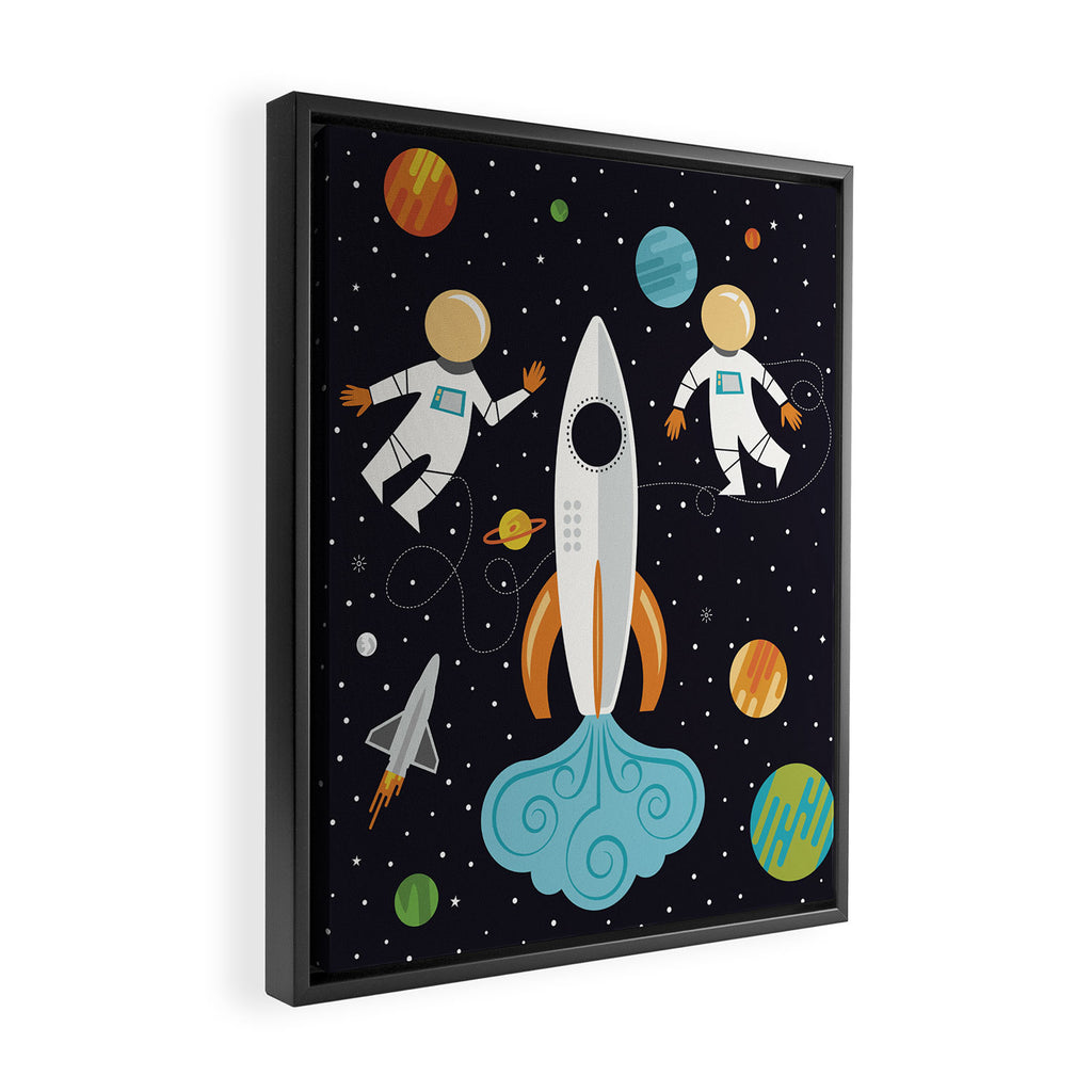 A Walk in Space Framed Canvas Print Gallery Image 2