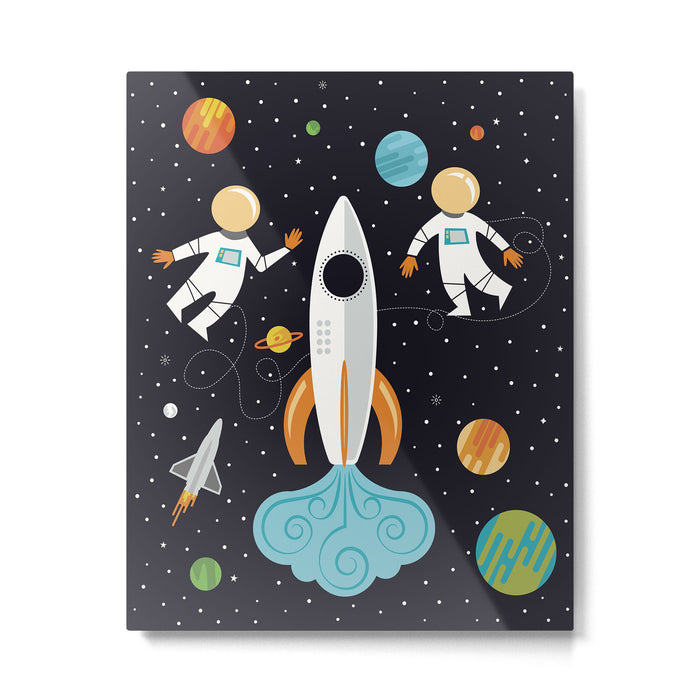 A Walk in Space Metal Print Gallery Image 1