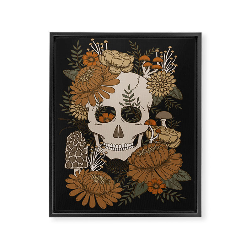 Autumn Skulls Framed Canvas Print Gallery Image 6