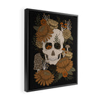 Autumn Skulls Framed Canvas Print Gallery Image 2
