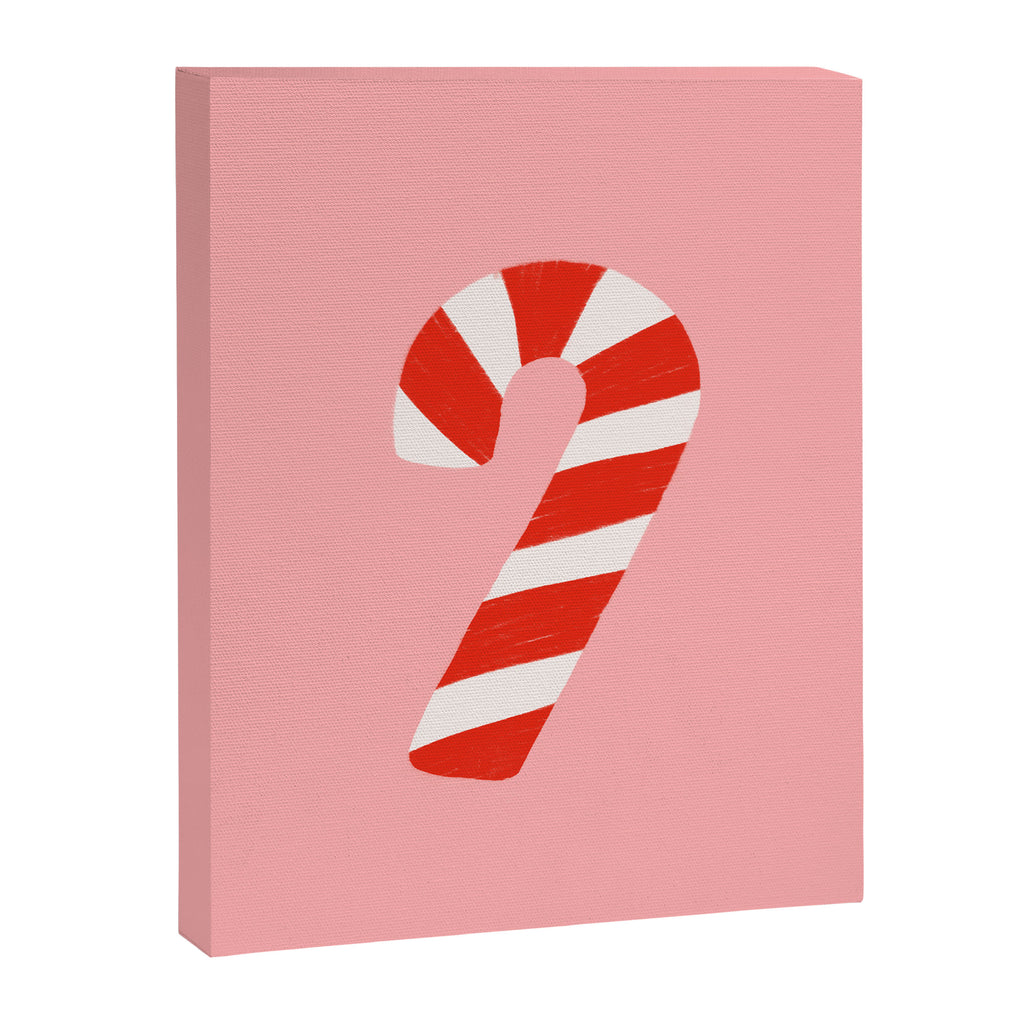 Candy Canes - Pink Canvas Print Gallery Image 6