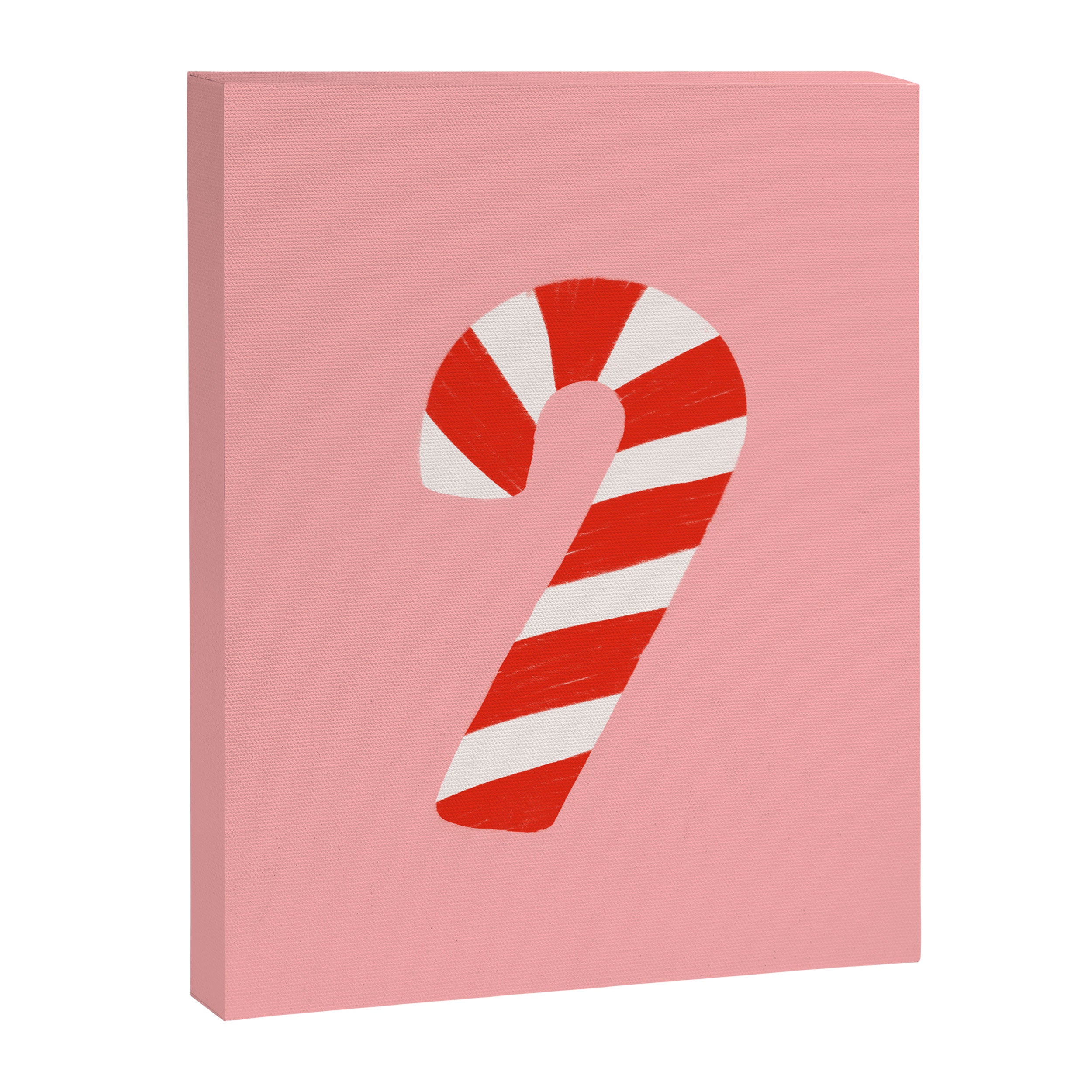 Candy Canes - Pink Canvas Print Gallery Image 6