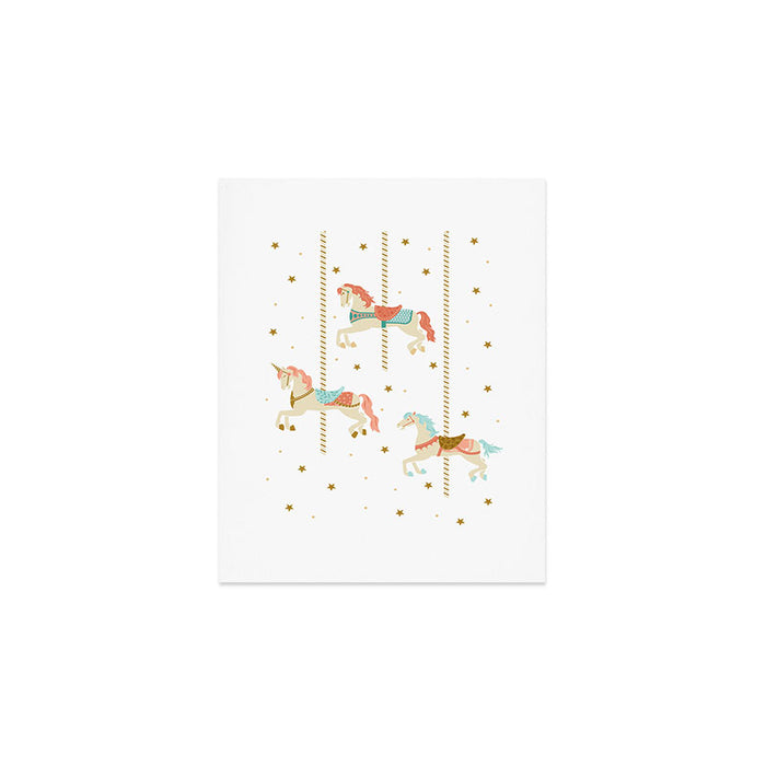Carousel Horses Art Print Gallery Image 1