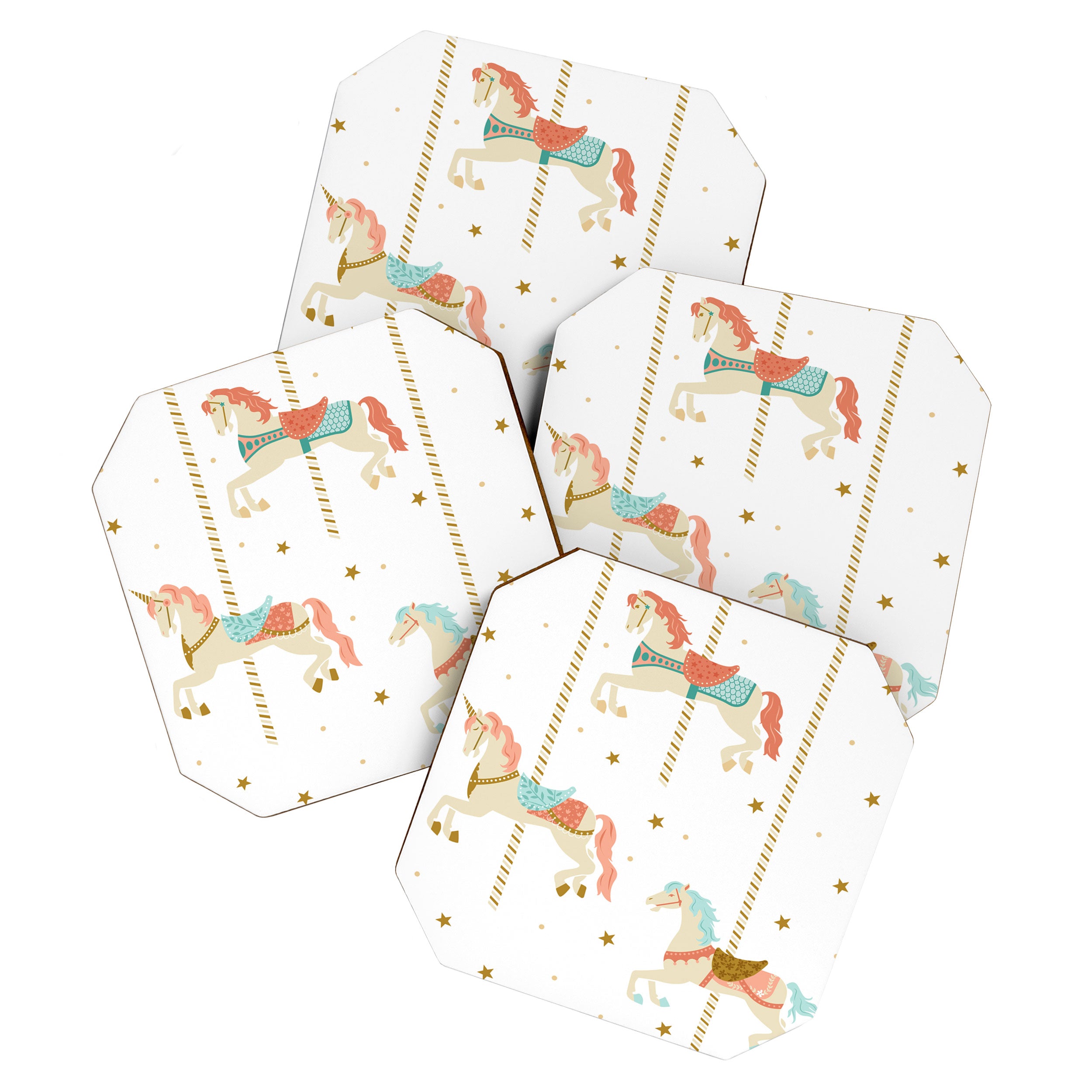 Carousel Horses Coaster Gallery Image 1