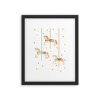 Carousel Horses Framed Art Print Gallery Image 5
