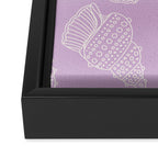 Conch Shell on Lavender Framed Canvas Print Gallery Image 3