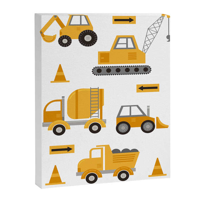 Construction Trucks Canvas Print Gallery Image 1
