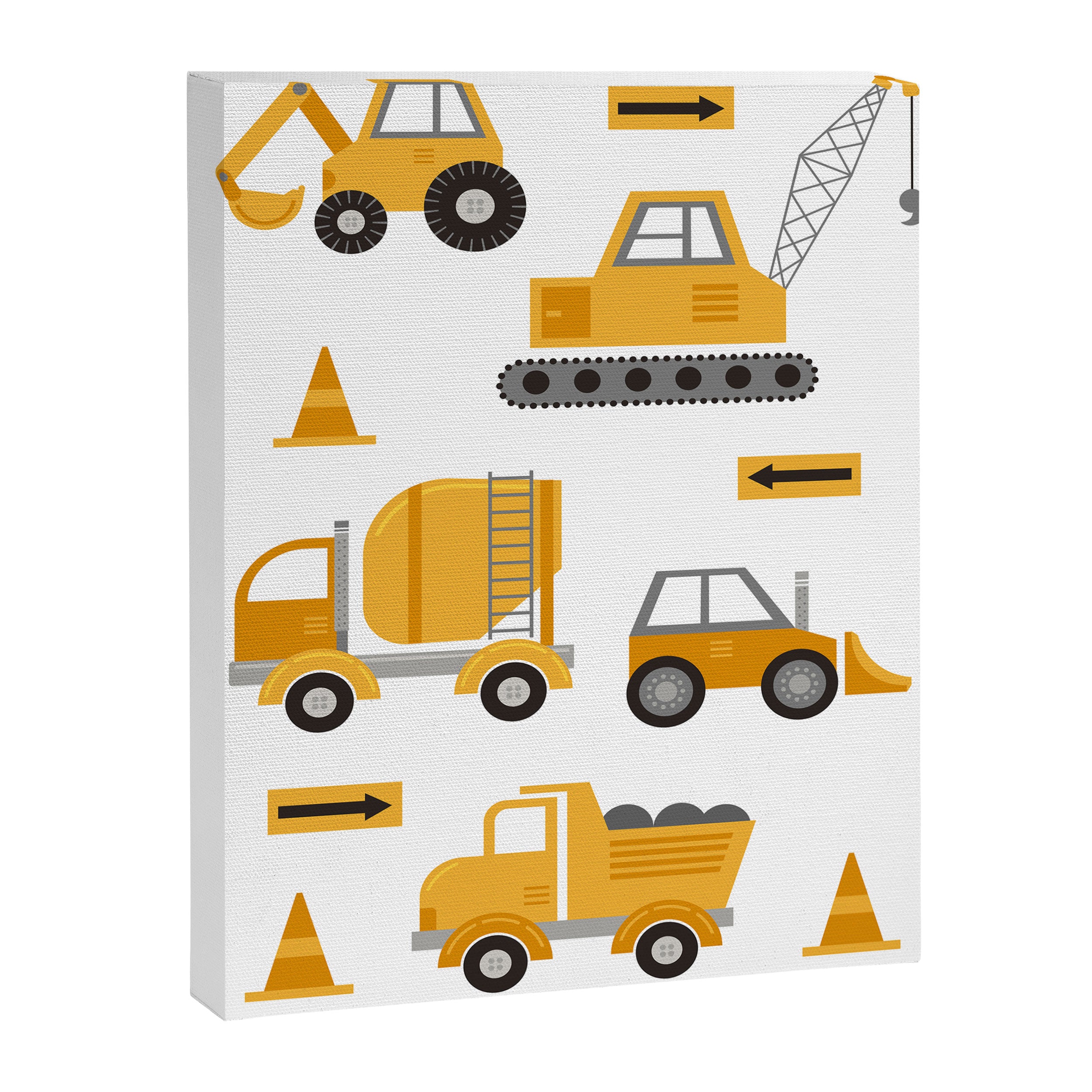 Construction Trucks Canvas Print Gallery Image 8