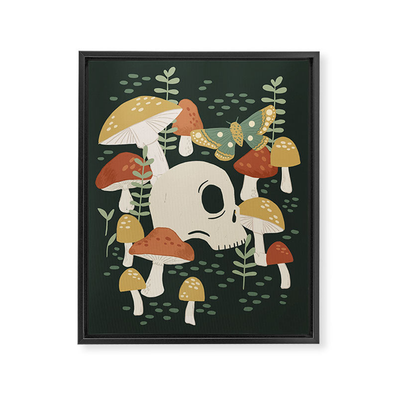 Death Mushrooms Framed Canvas Print Gallery Image 8
