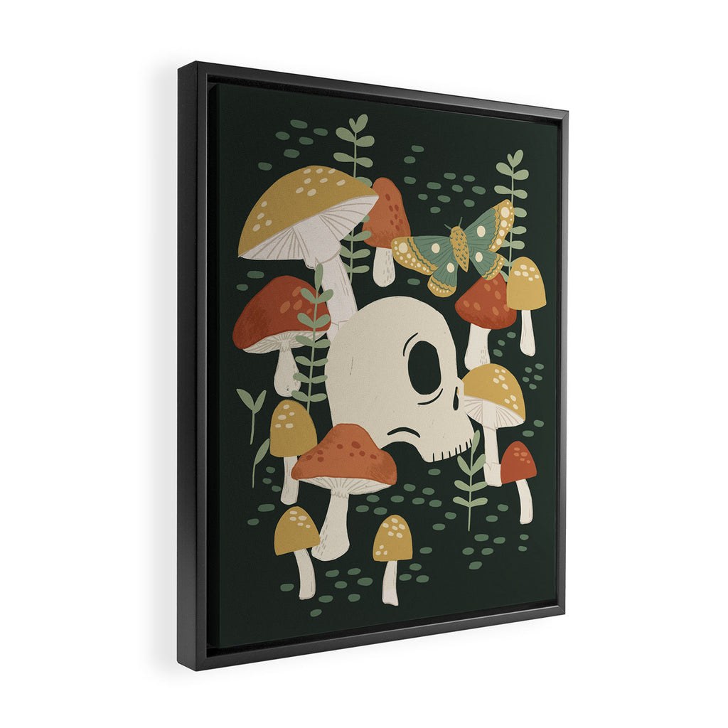 Death Mushrooms Framed Canvas Print Gallery Image 2