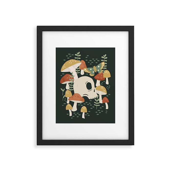 Death Mushrooms Framed Art Print Gallery Image 1