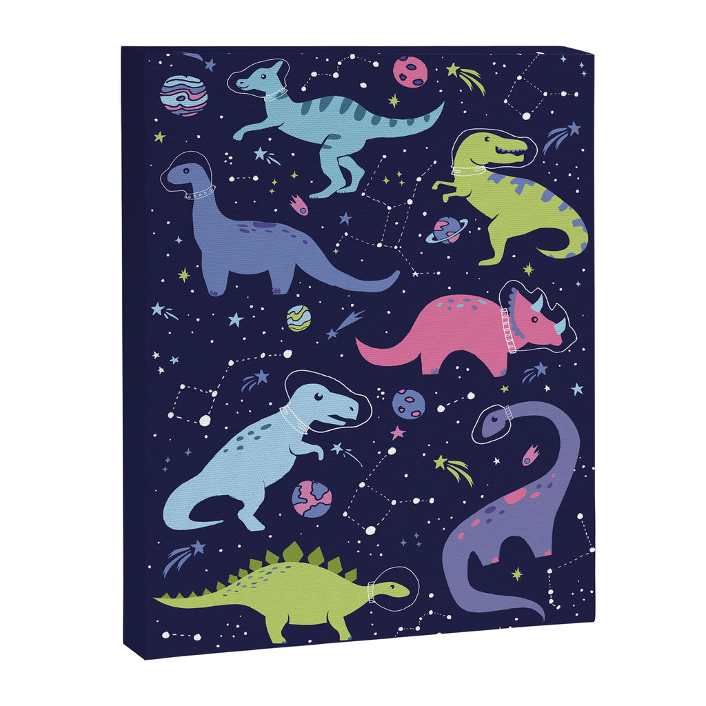 Dinosaurs in Space Canvas Print Gallery Image 8