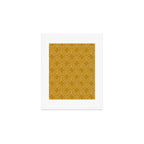 Dotted Scallop in Gold Art Print Gallery Image 1