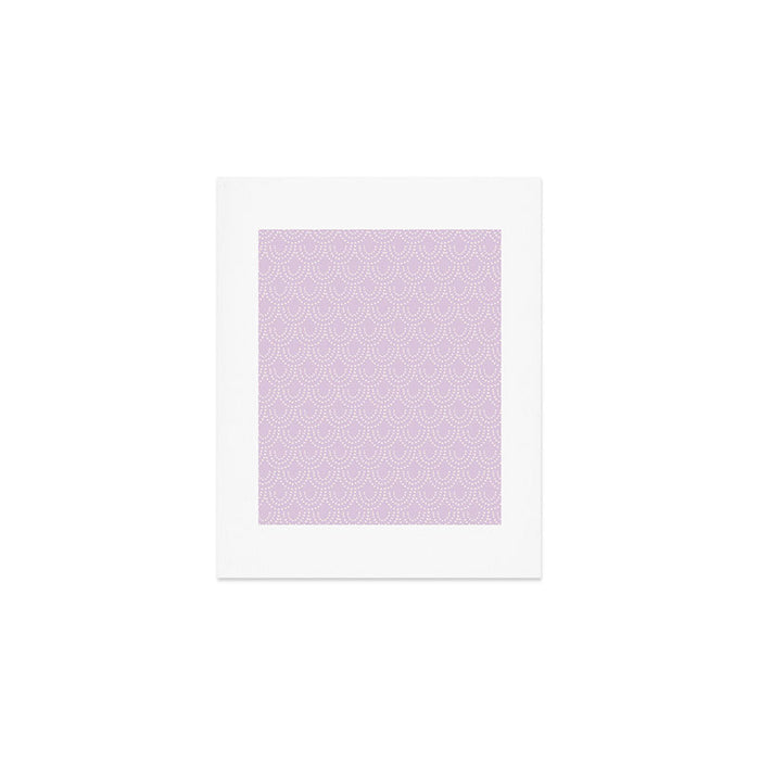 Dotted Scallop - Wisteria Art Print Gallery Image 1